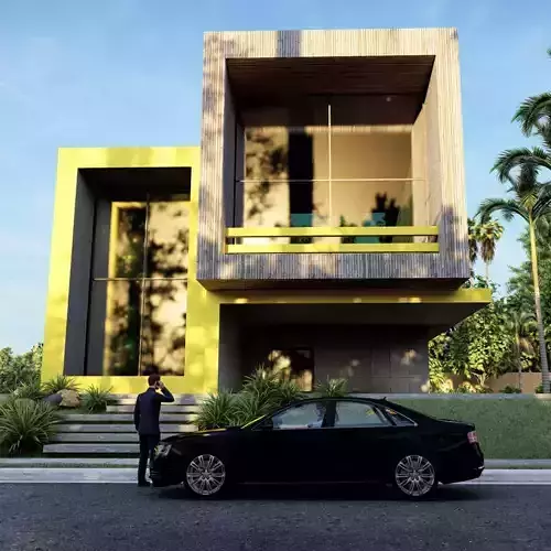 Modern Building  N14 3D model