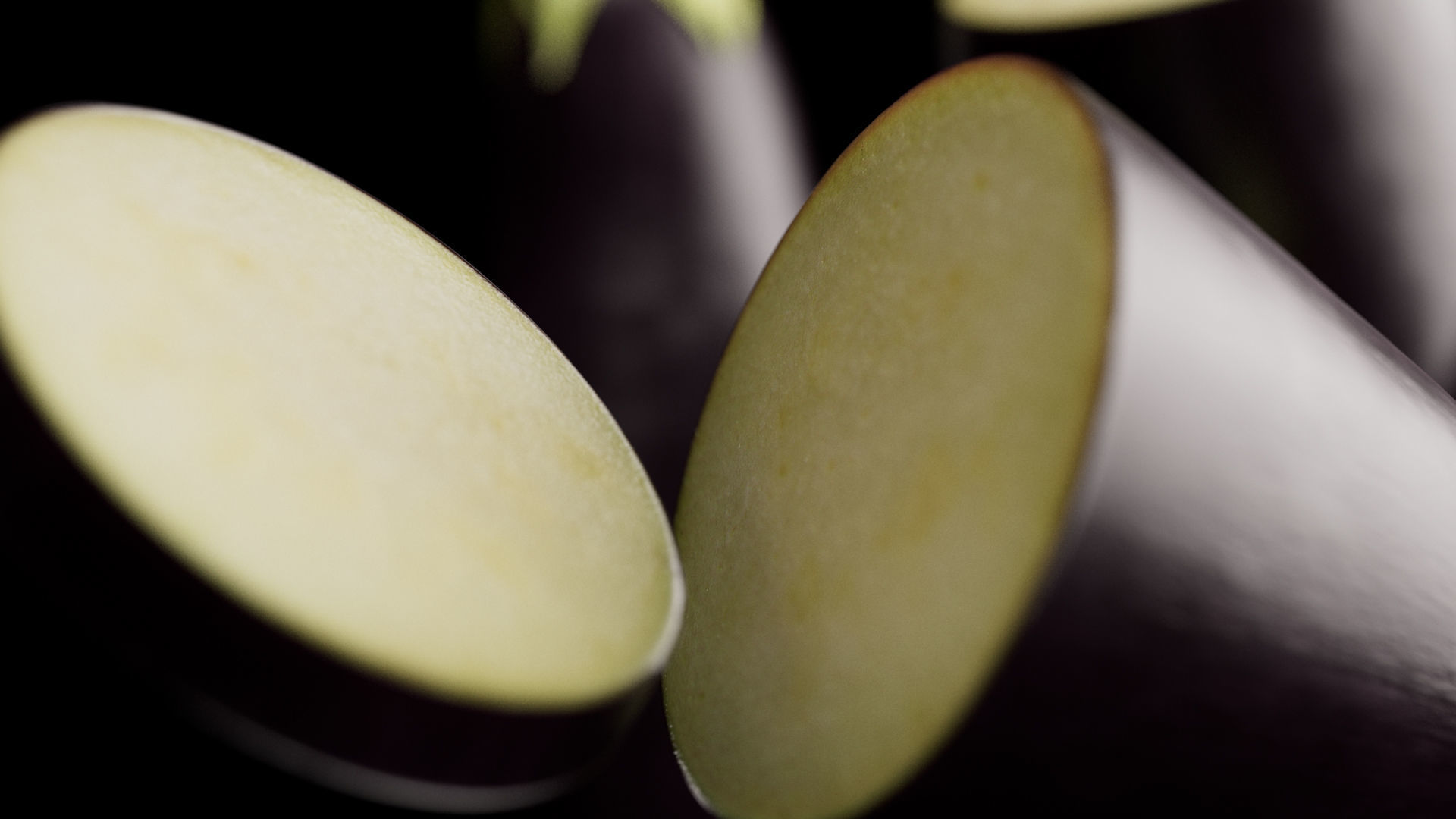 Aubergine - Eggplant 3D model_8