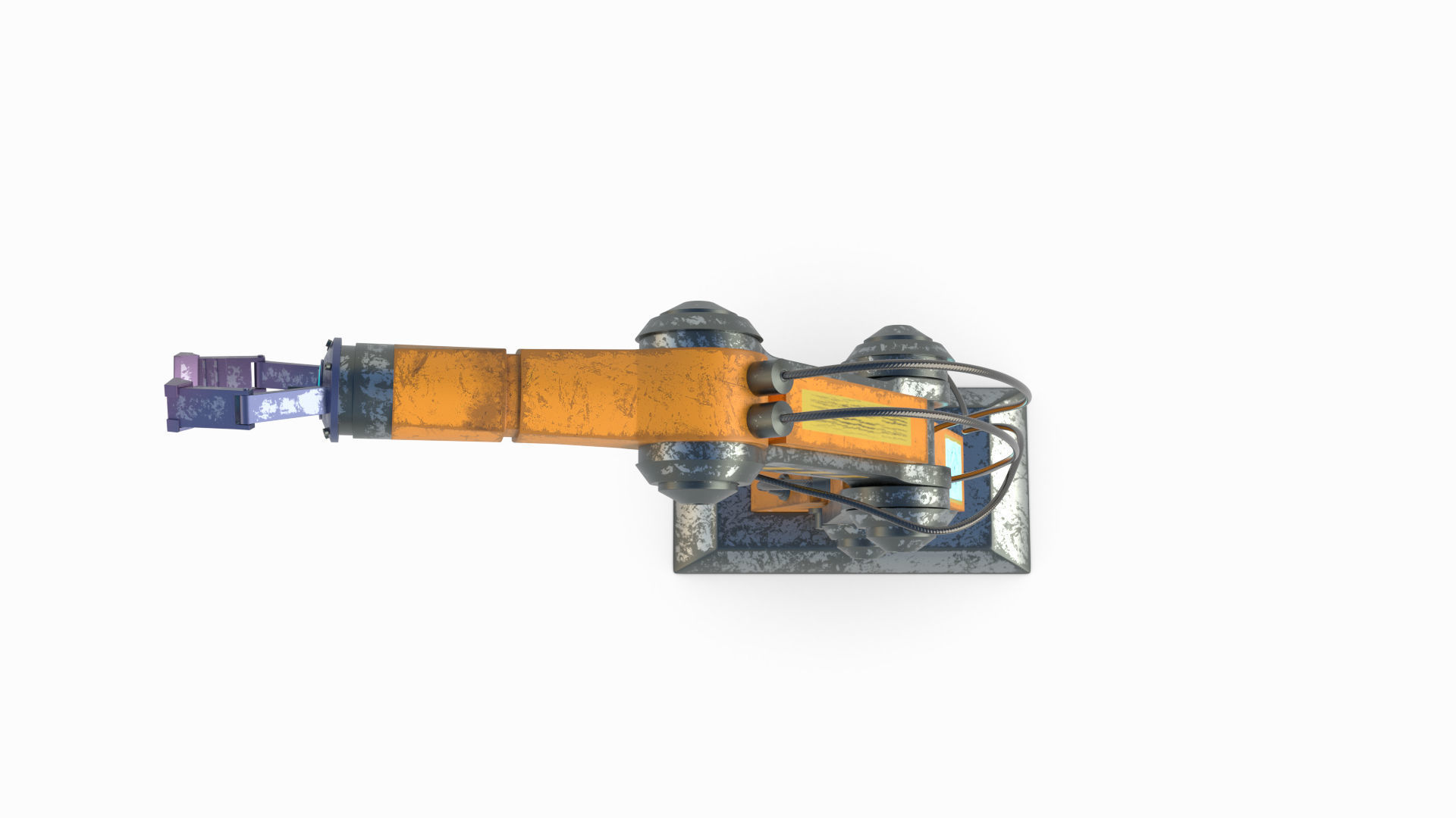 Robotic Arm 3D model_5