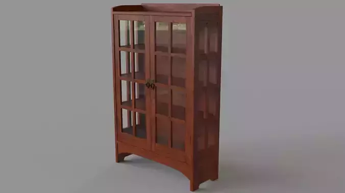 Gustav Stickley No 815 China Cabinet