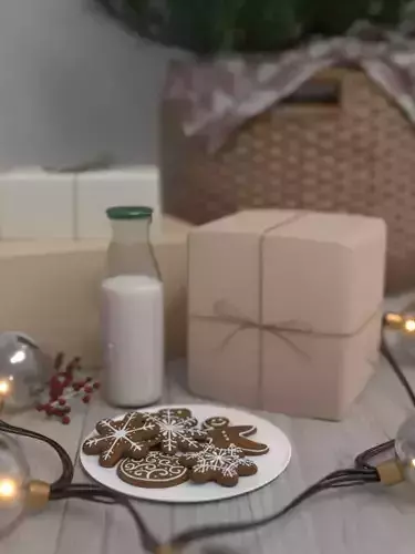 Gingerbread cookie set