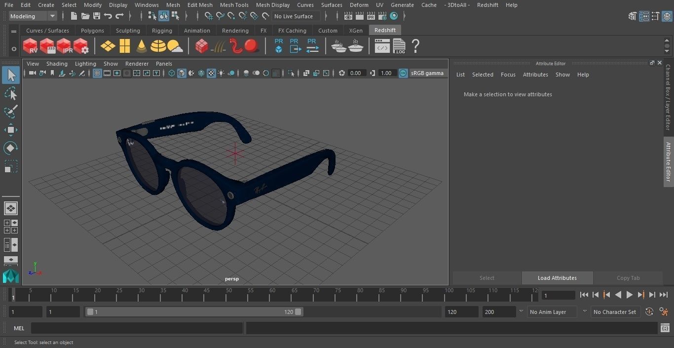 Ray Ban Stories Round Smart Glasses Dark 3D model_34
