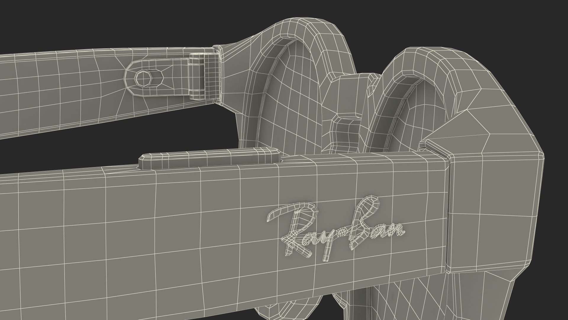 Ray Ban Stories Round Smart Glasses Dark 3D model_27