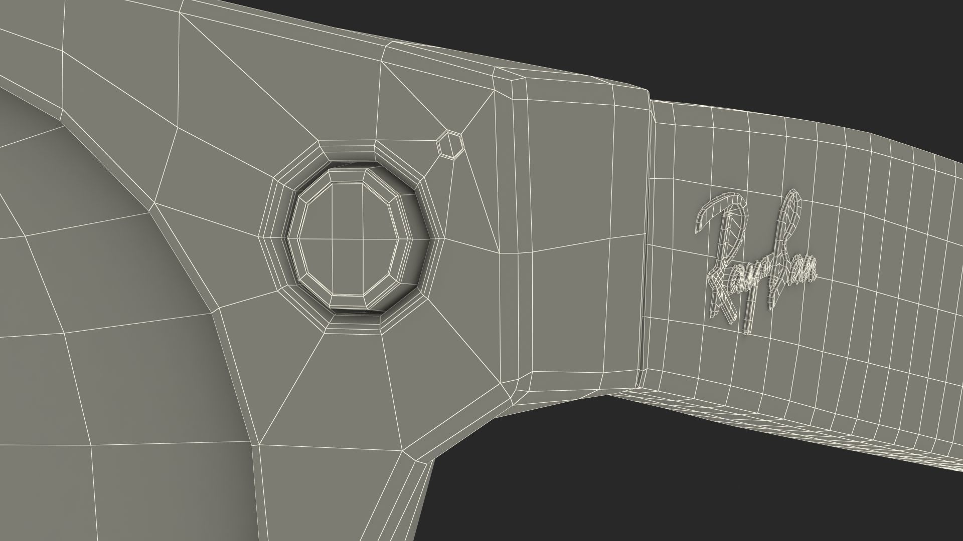 Ray Ban Stories Round Smart Glasses Dark 3D model_30