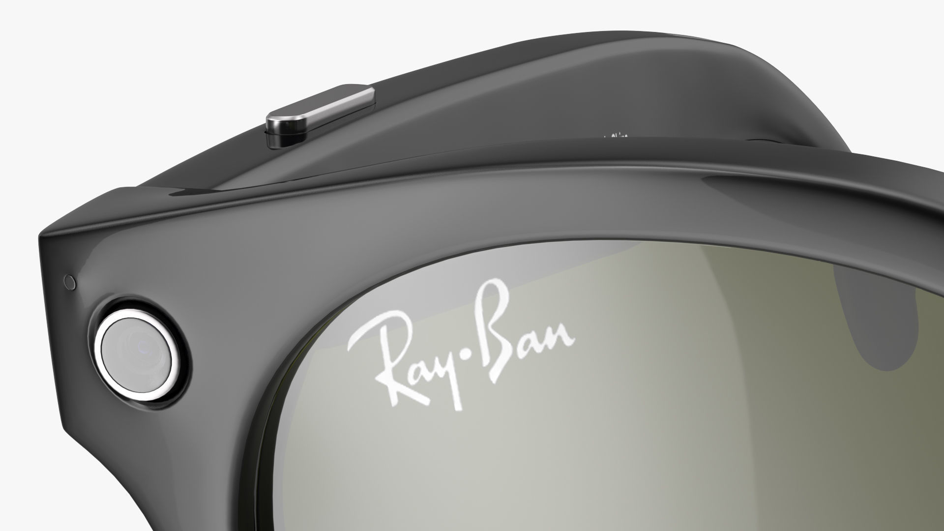 Ray Ban Stories Round Smart Glasses Dark 3D model_14