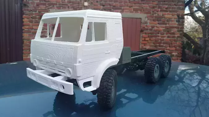Alternative WPL B24-B36 chassis KAMAZ 5350 3D print model 3D print model