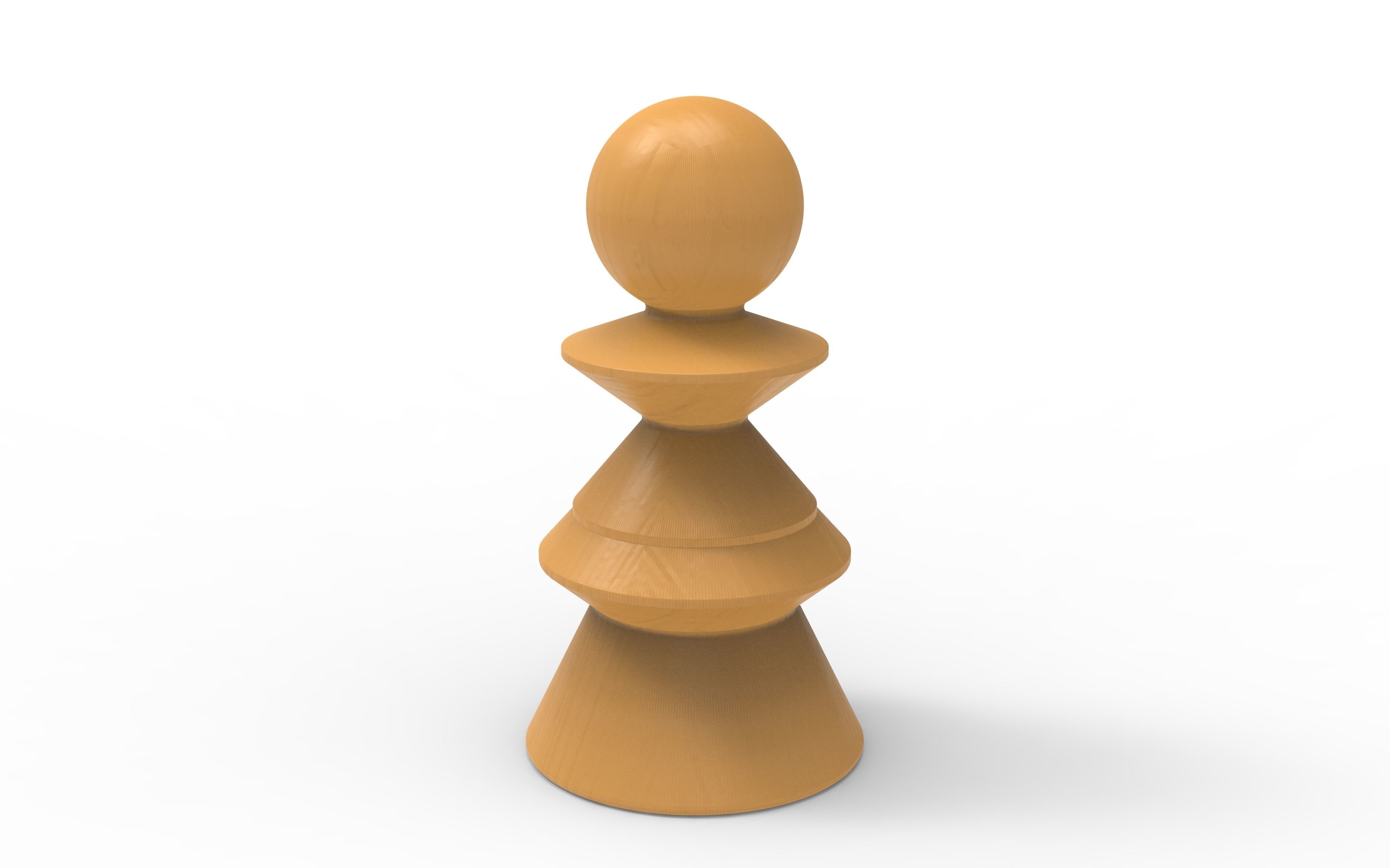 Chess board 3D model_7