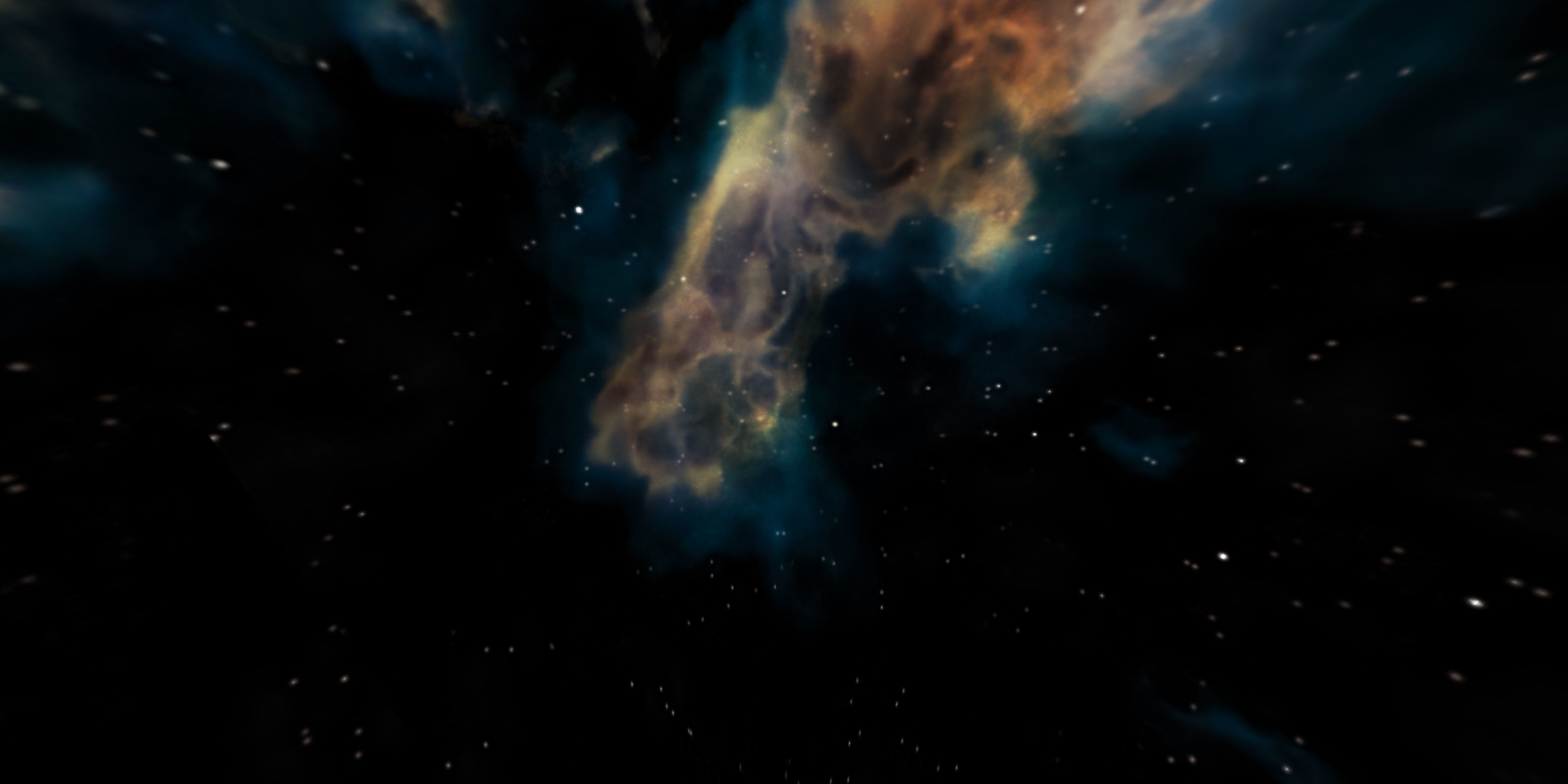 HDRI Panoramic Sky - VR 360 starfield extreme space environment Low-poly 3D model_27