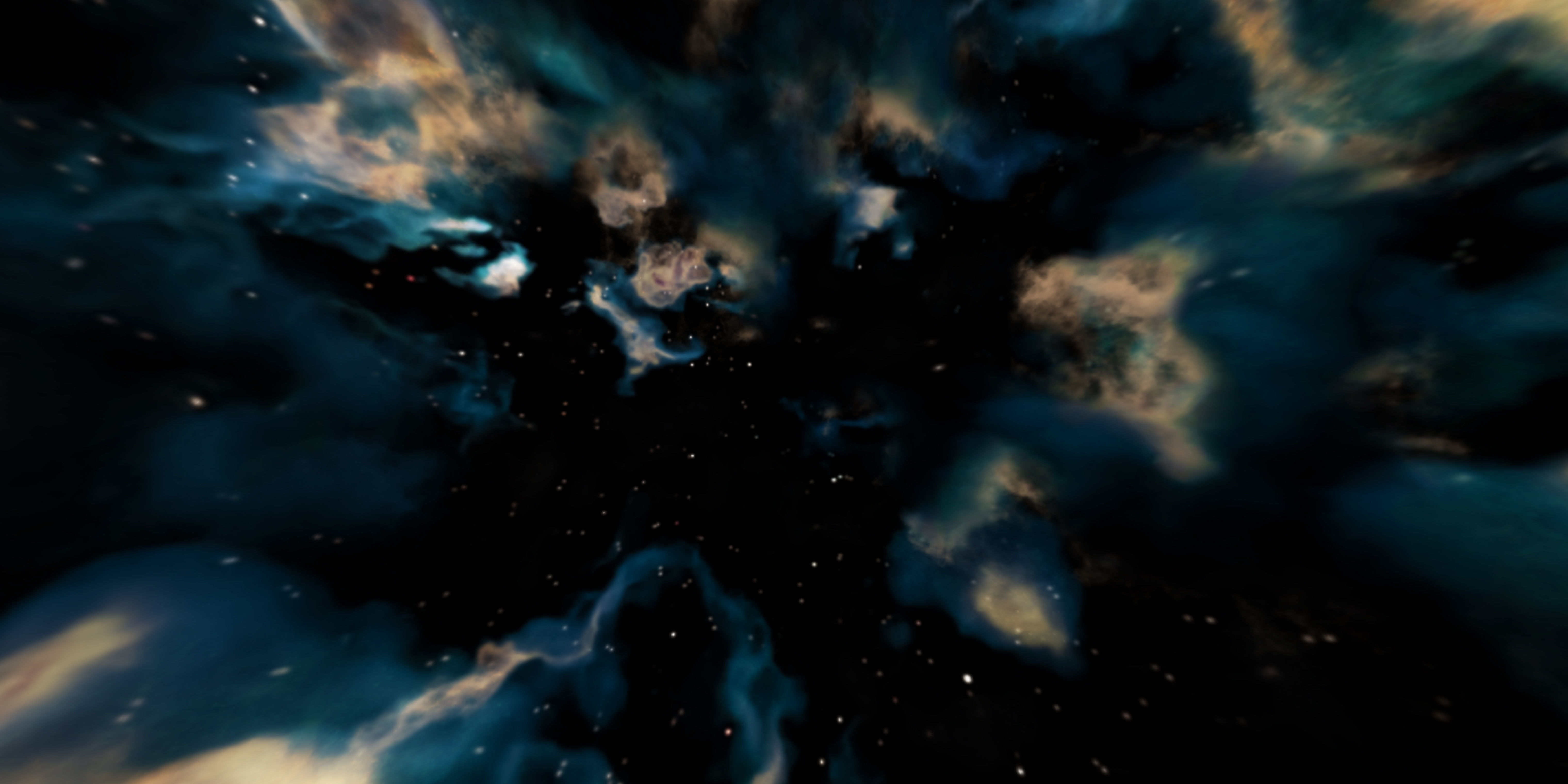 HDRI Panoramic Sky - VR 360 starfield extreme space environment Low-poly 3D model_34