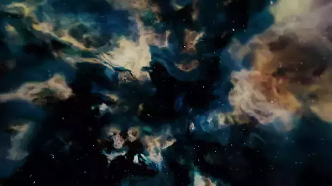 HDRI Panoramic Sky - VR 360 starfield extreme space environment Low-poly 3D model