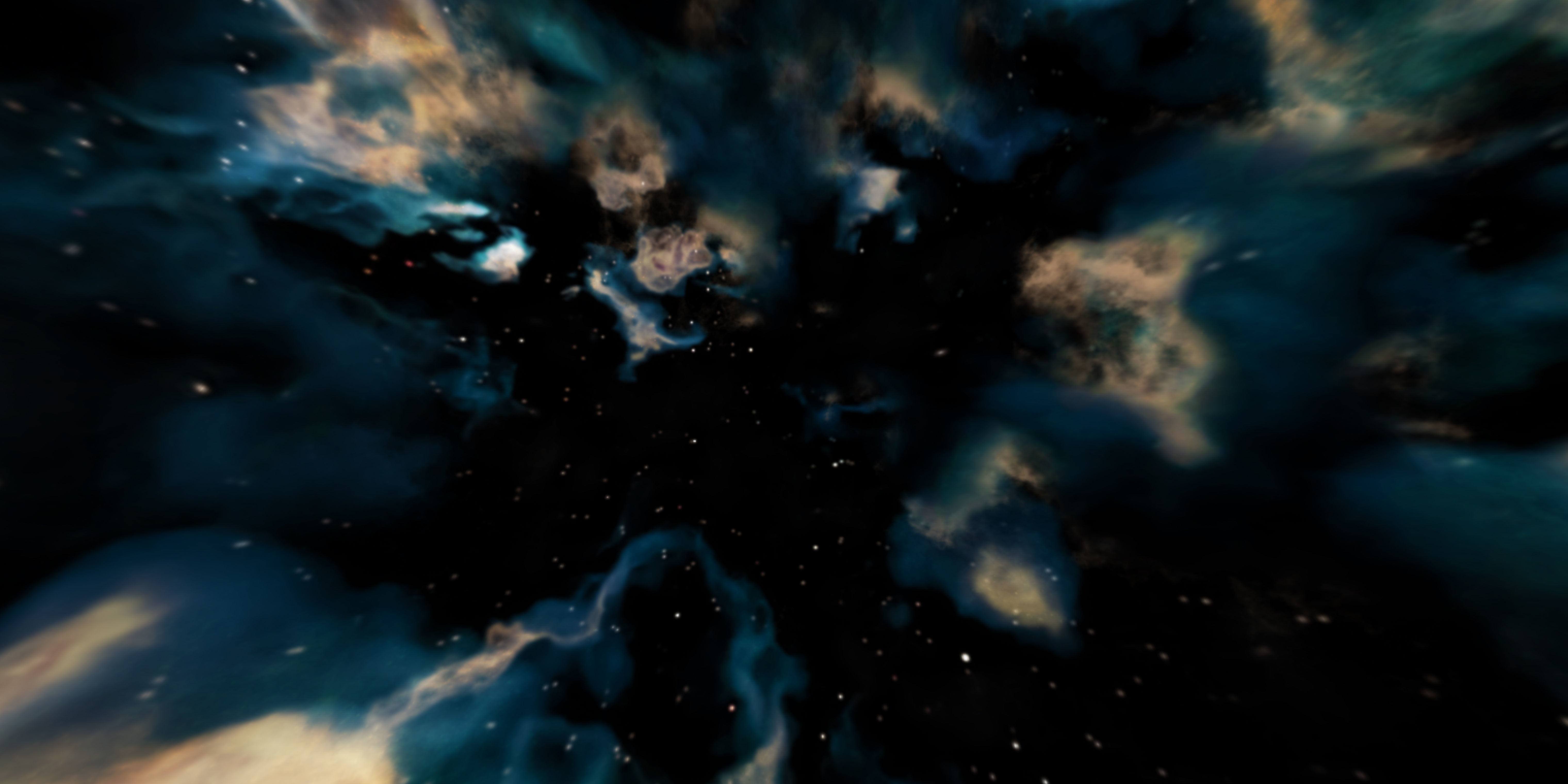 HDRI Panoramic Sky - VR 360 starfield extreme space environment Low-poly 3D model_31