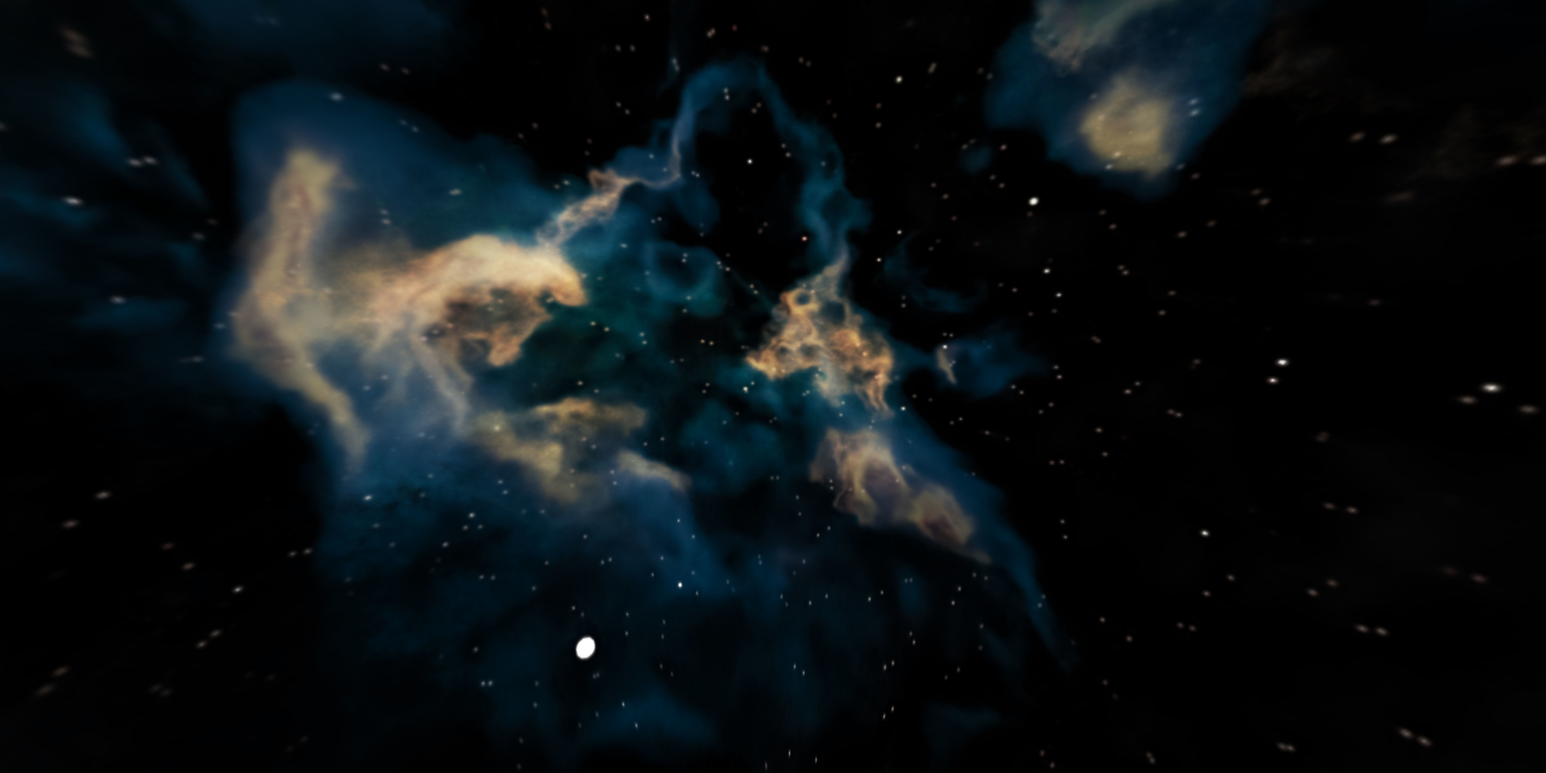 HDRI Panoramic Sky - VR 360 starfield extreme space environment Low-poly 3D model_29