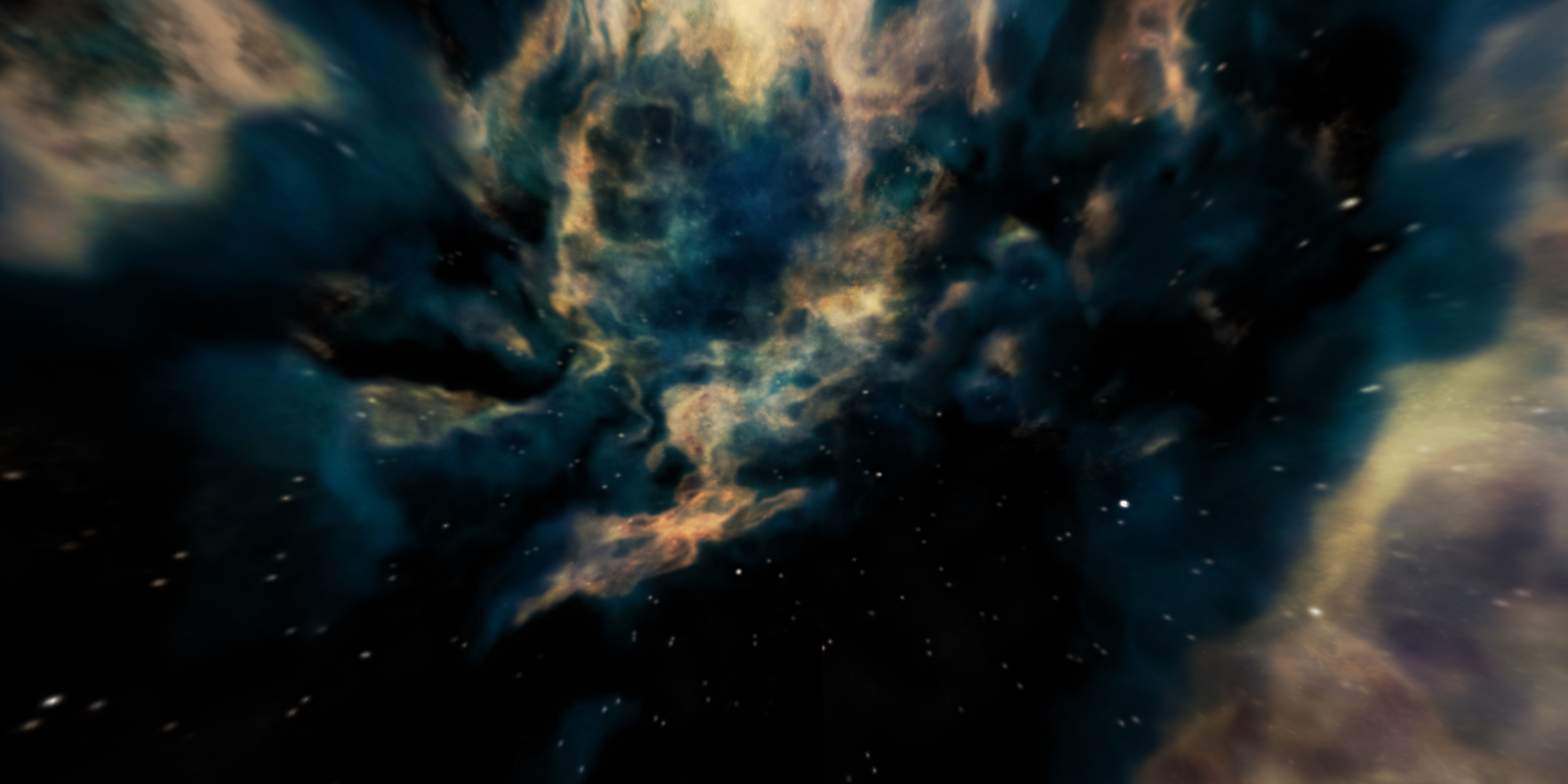 HDRI Panoramic Sky - VR 360 starfield extreme space environment Low-poly 3D model_35