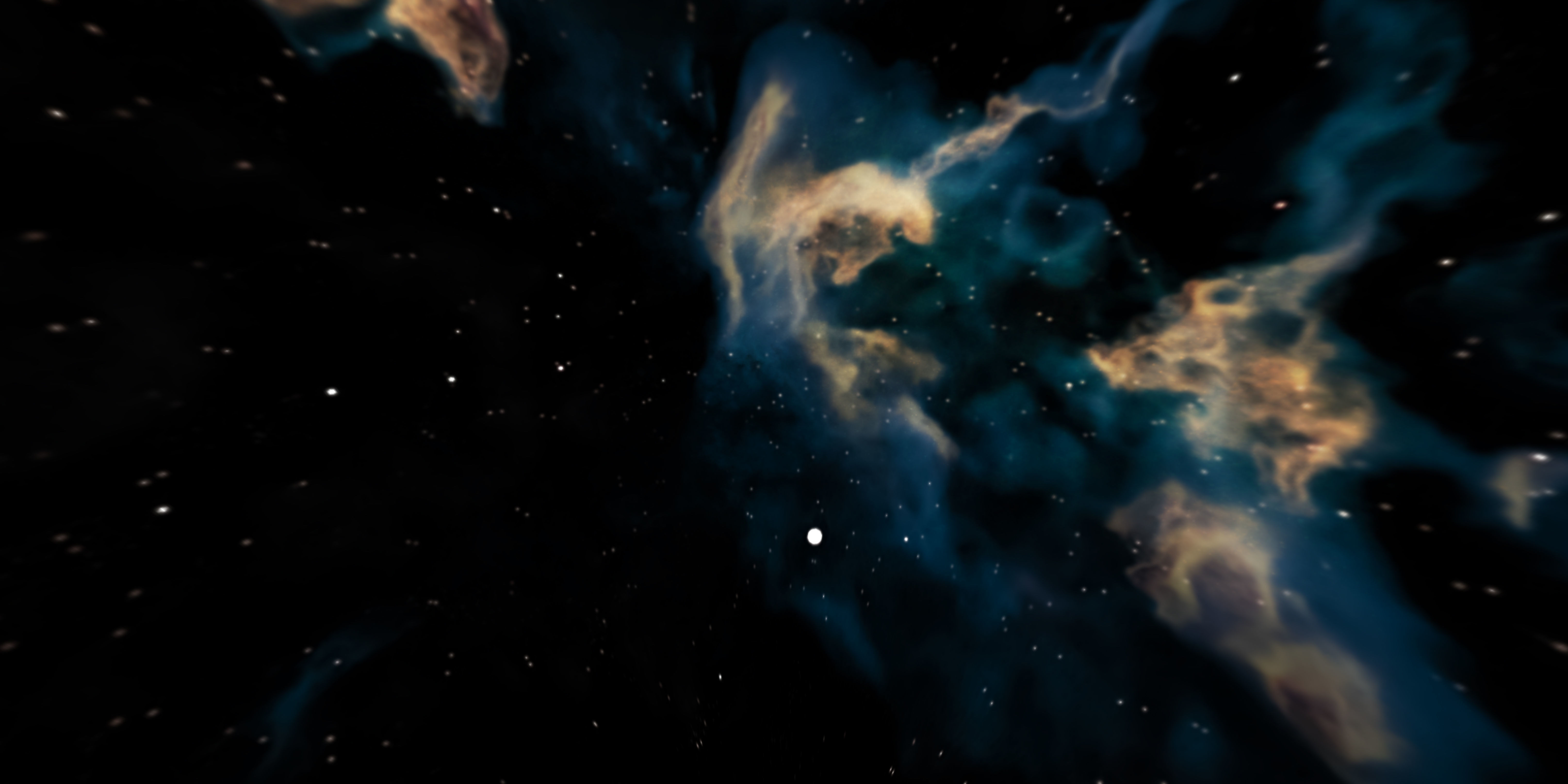 HDRI Panoramic Sky - VR 360 starfield extreme space environment Low-poly 3D model_28