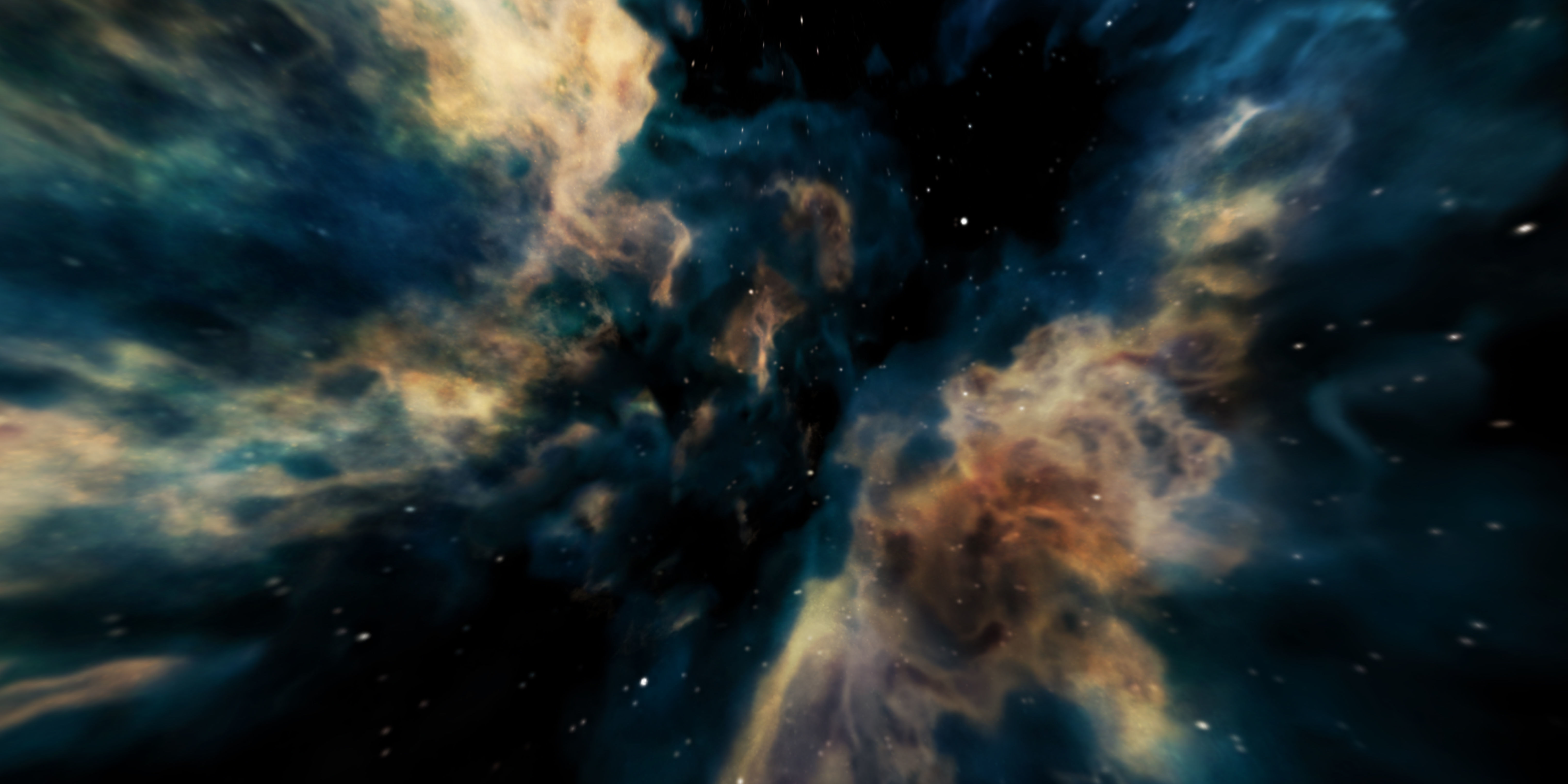 HDRI Panoramic Sky - VR 360 starfield extreme space environment Low-poly 3D model_6