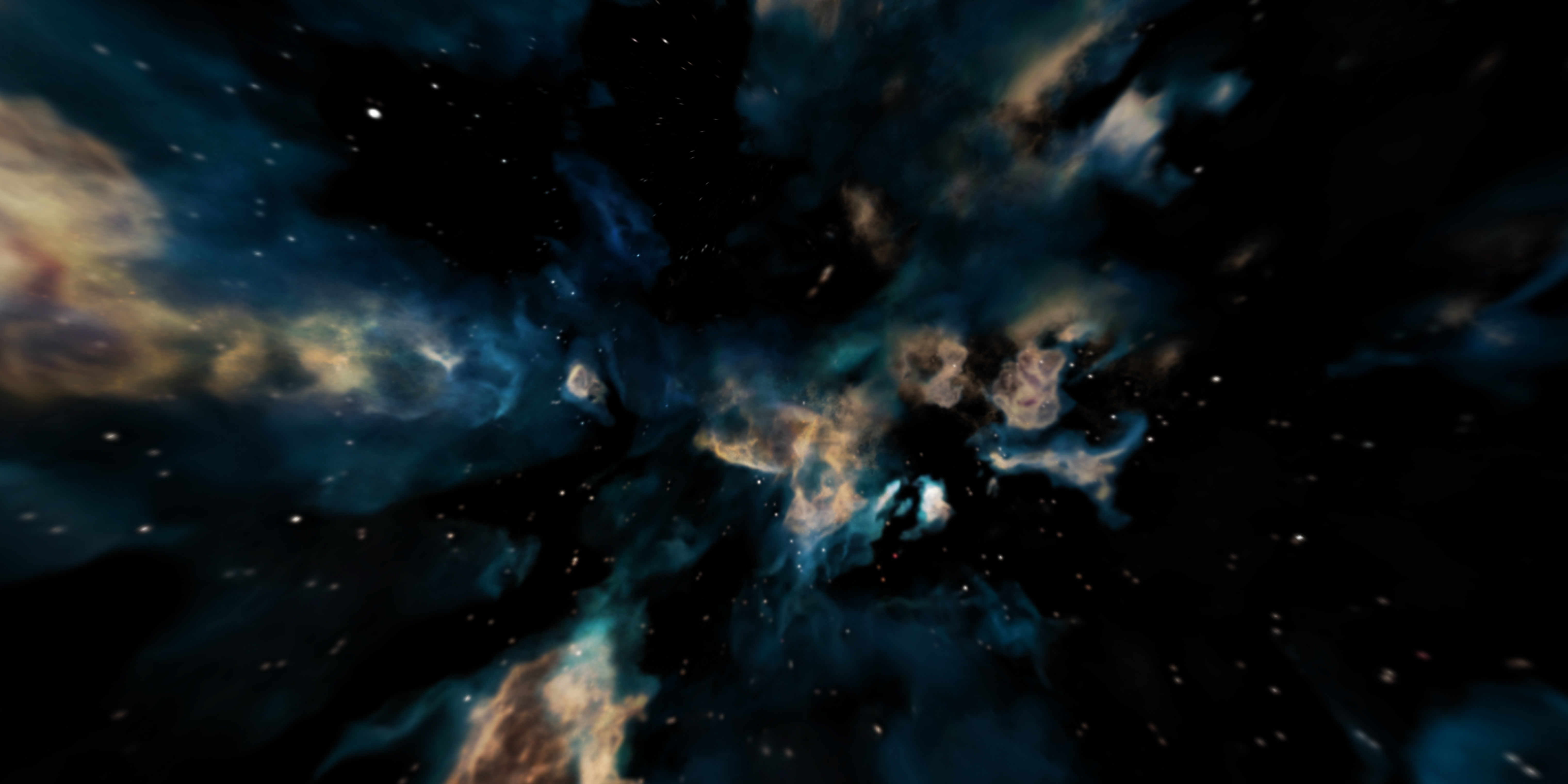 HDRI Panoramic Sky - VR 360 starfield extreme space environment Low-poly 3D model_22