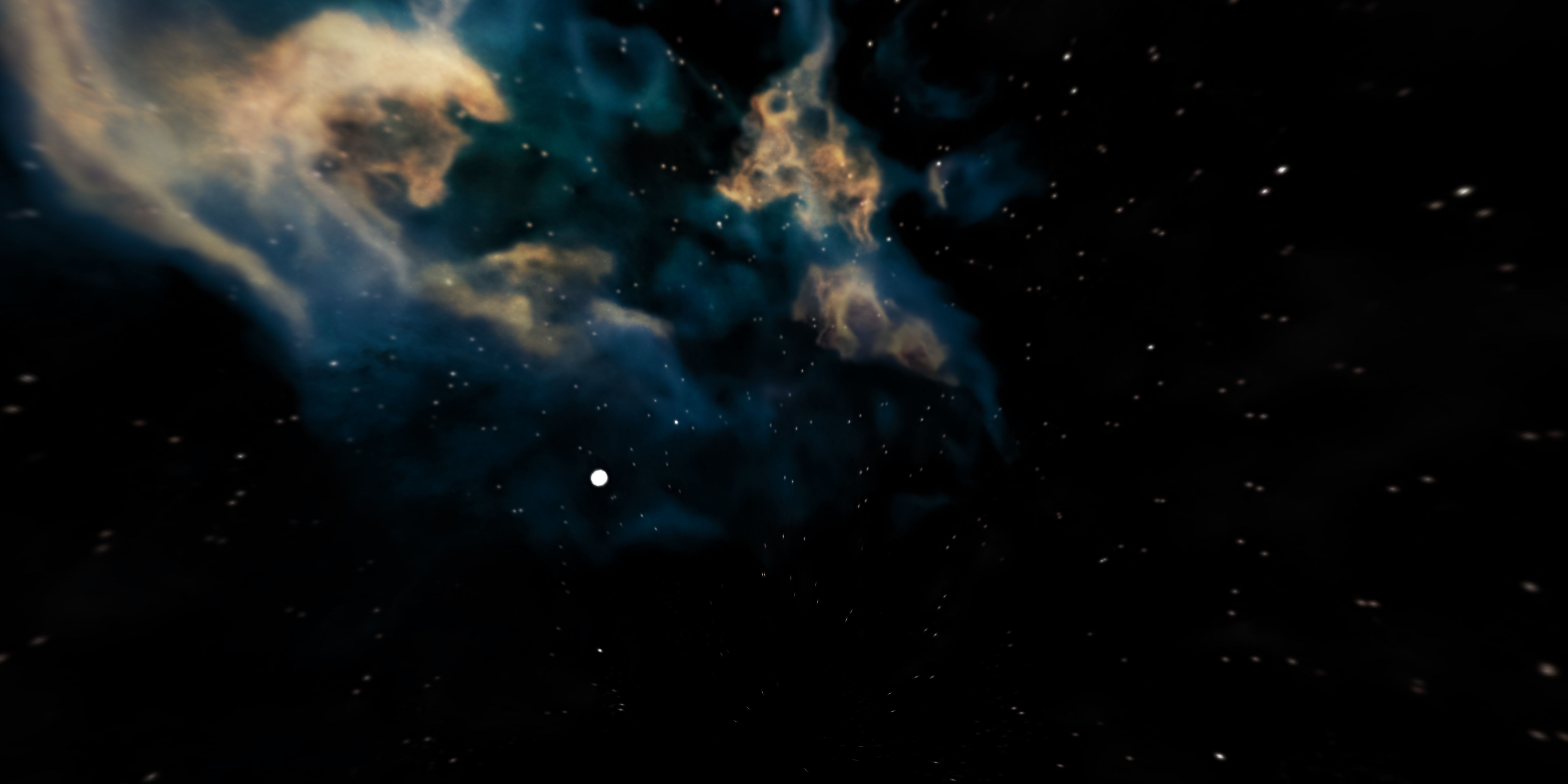 HDRI Panoramic Sky - VR 360 starfield extreme space environment Low-poly 3D model_32