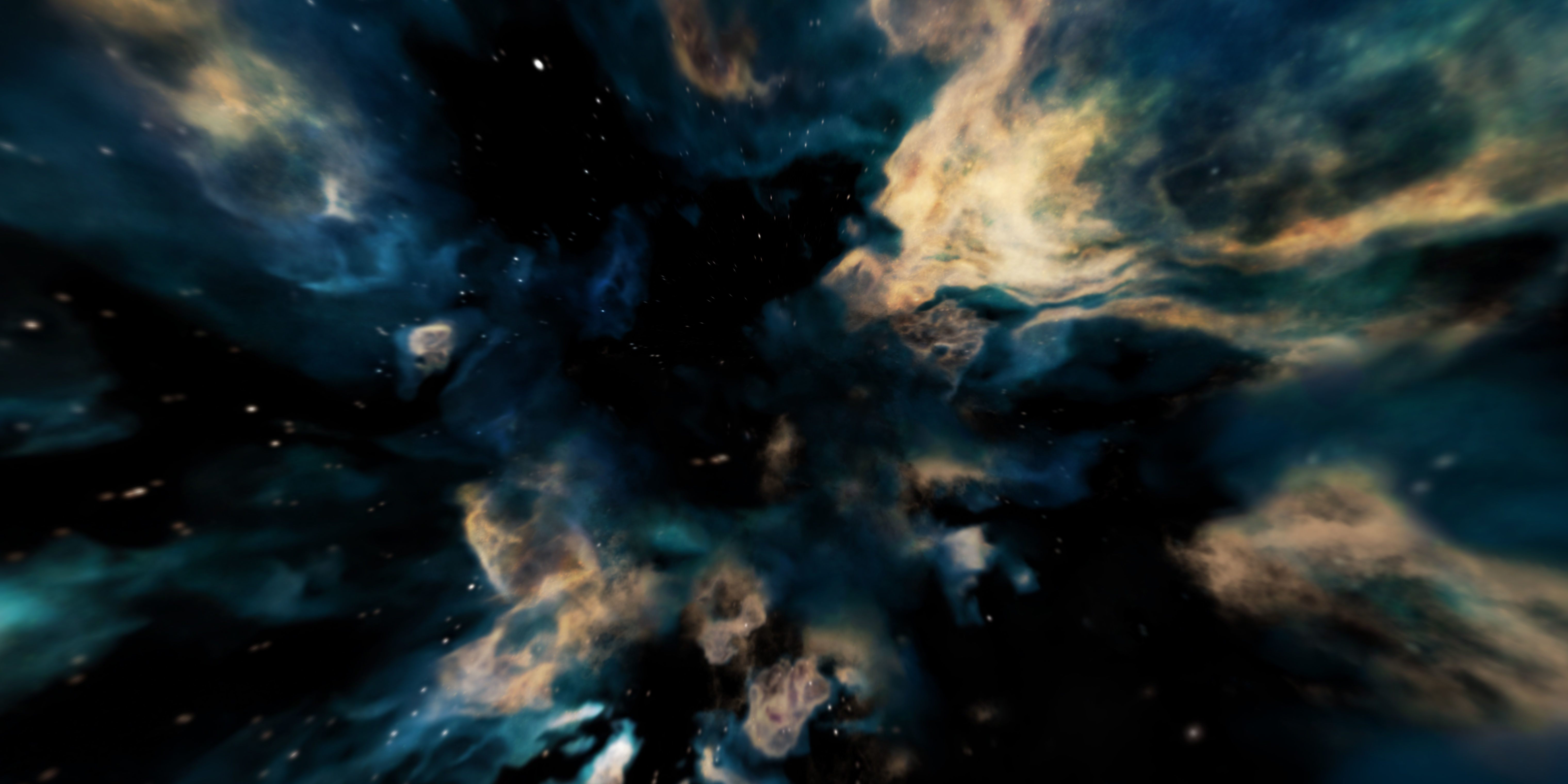 HDRI Panoramic Sky - VR 360 starfield extreme space environment Low-poly 3D model_33