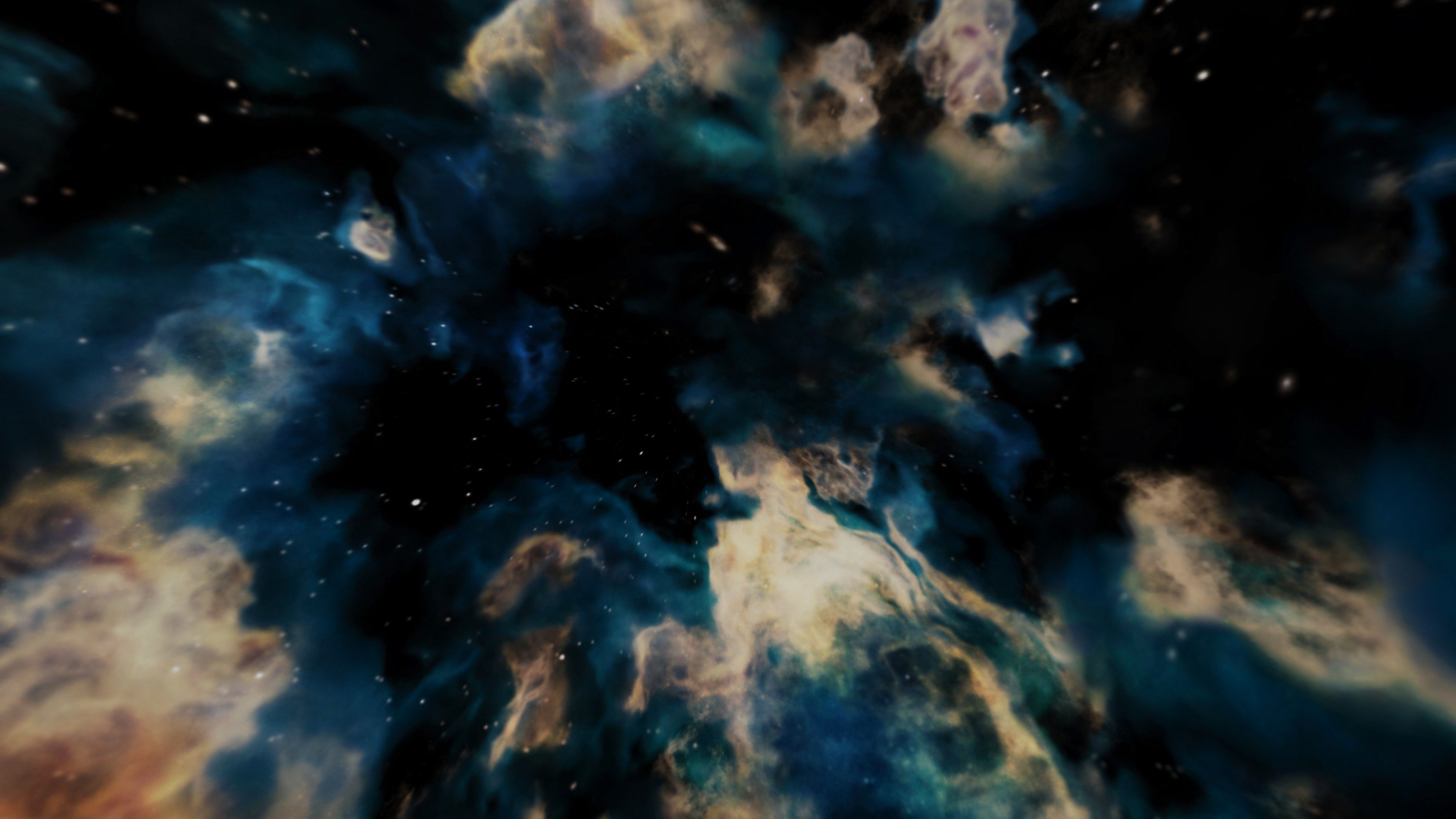 HDRI Panoramic Sky - VR 360 starfield extreme space environment Low-poly 3D model_11