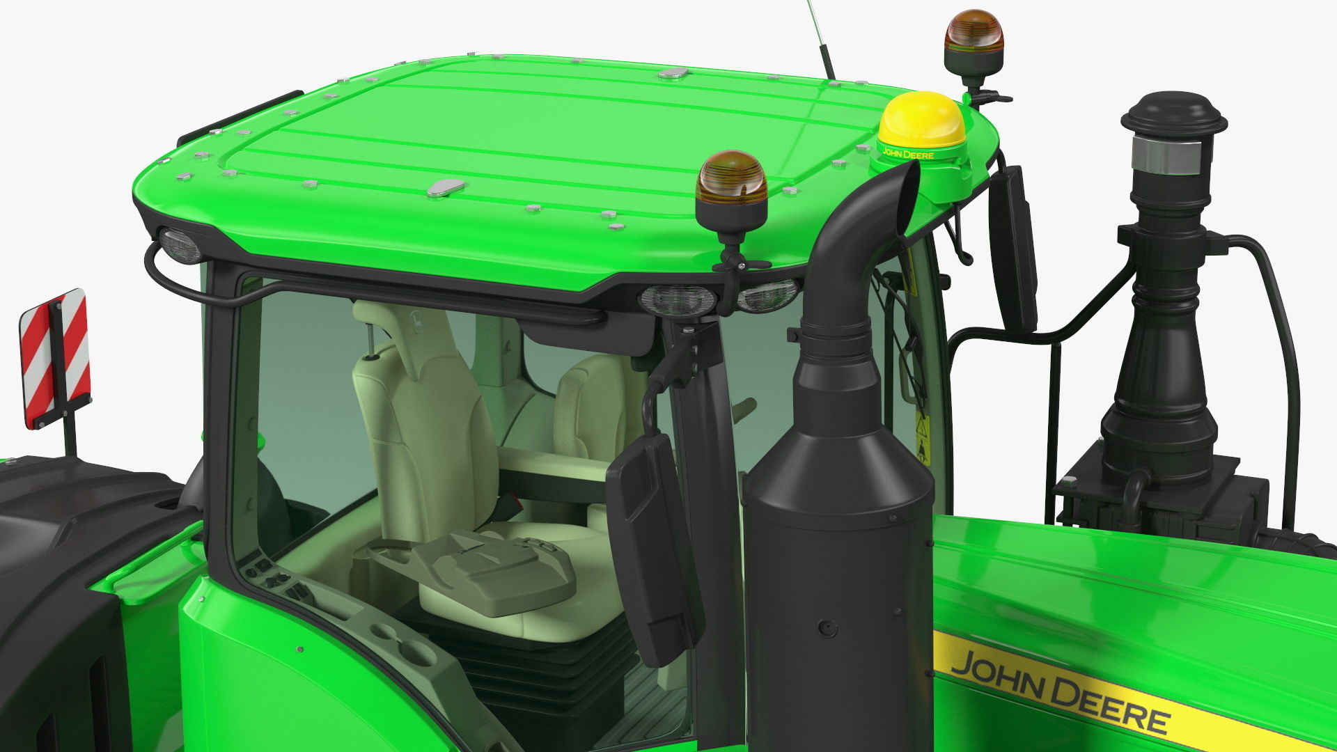 John Deere Four Track 9RX Series Tractor Clean 3D model_25