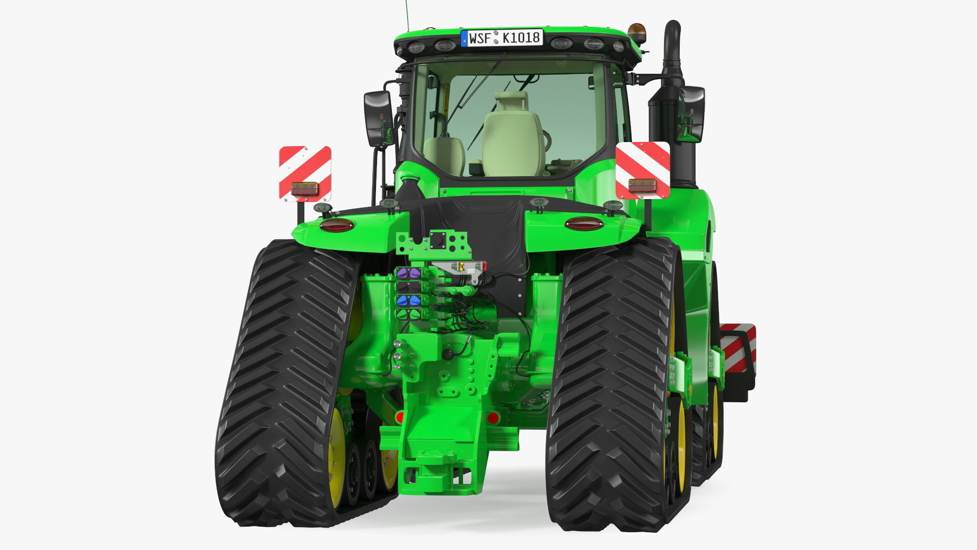 John Deere Four Track 9RX Series Tractor Clean 3D model_16