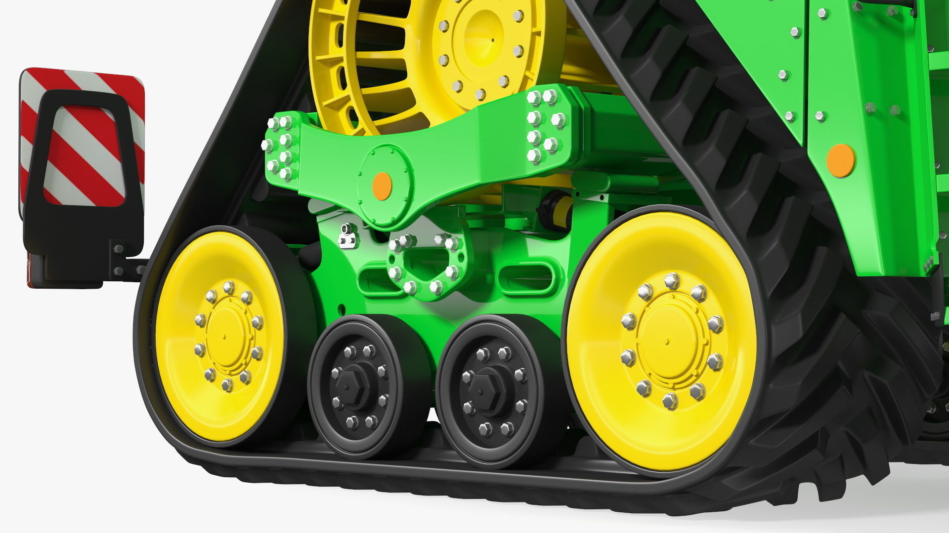 John Deere Four Track 9RX Series Tractor Clean 3D model_20