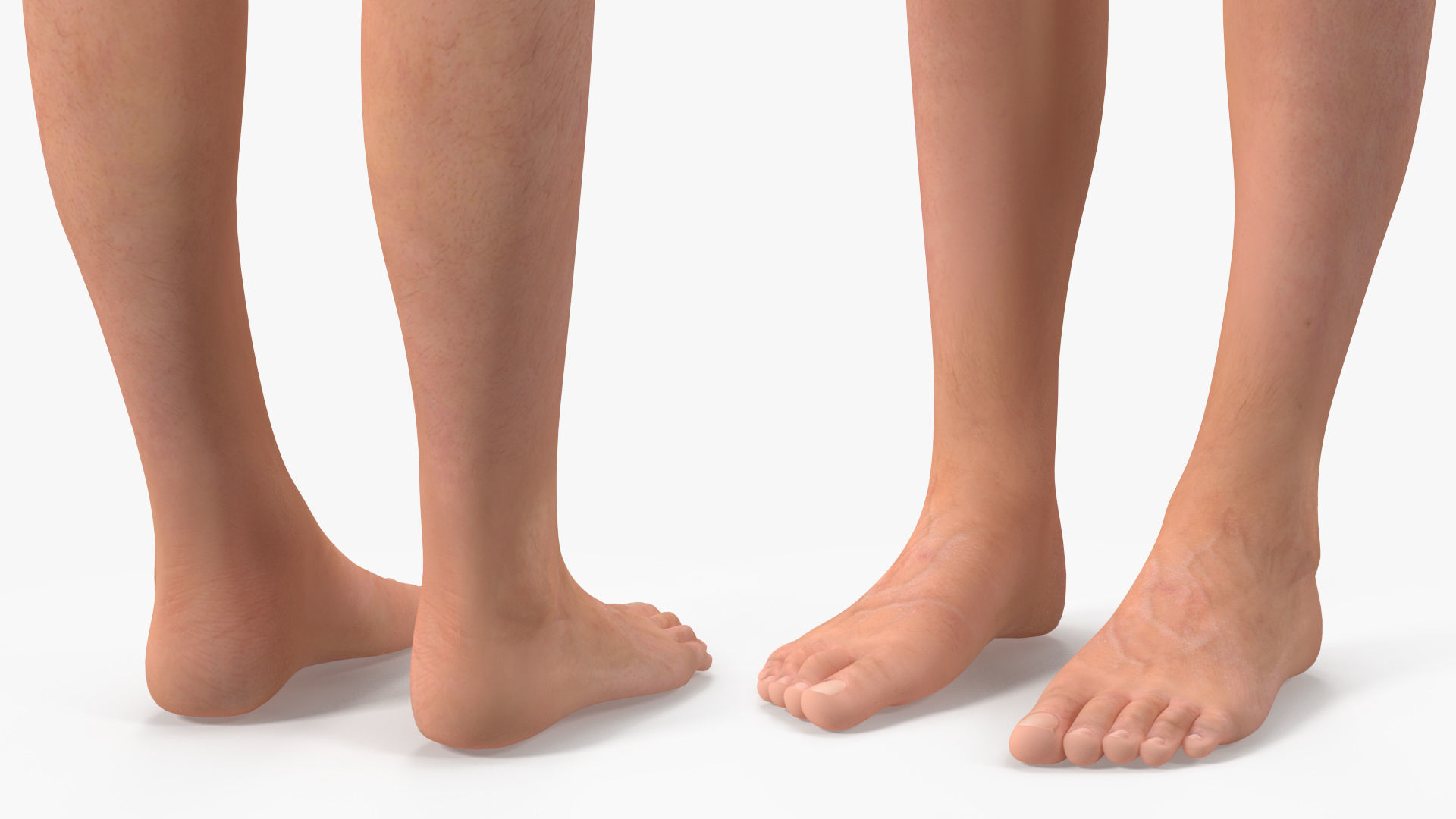 Young Man Underwear Neutral Pose 3D model_11