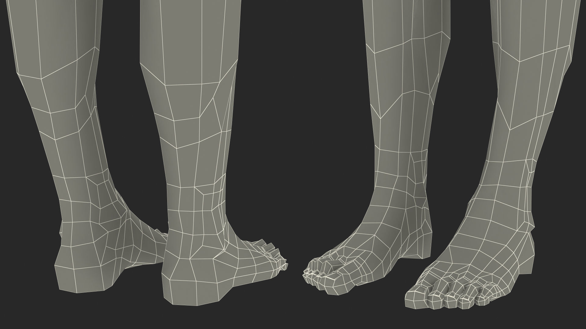 Young Man Underwear Neutral Pose 3D model_23