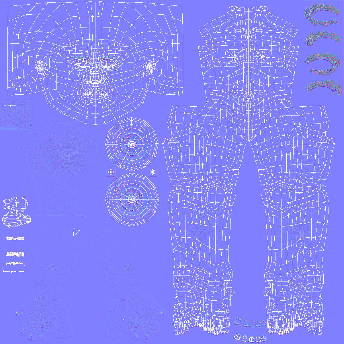 Young Man Underwear Neutral Pose 3D model_16