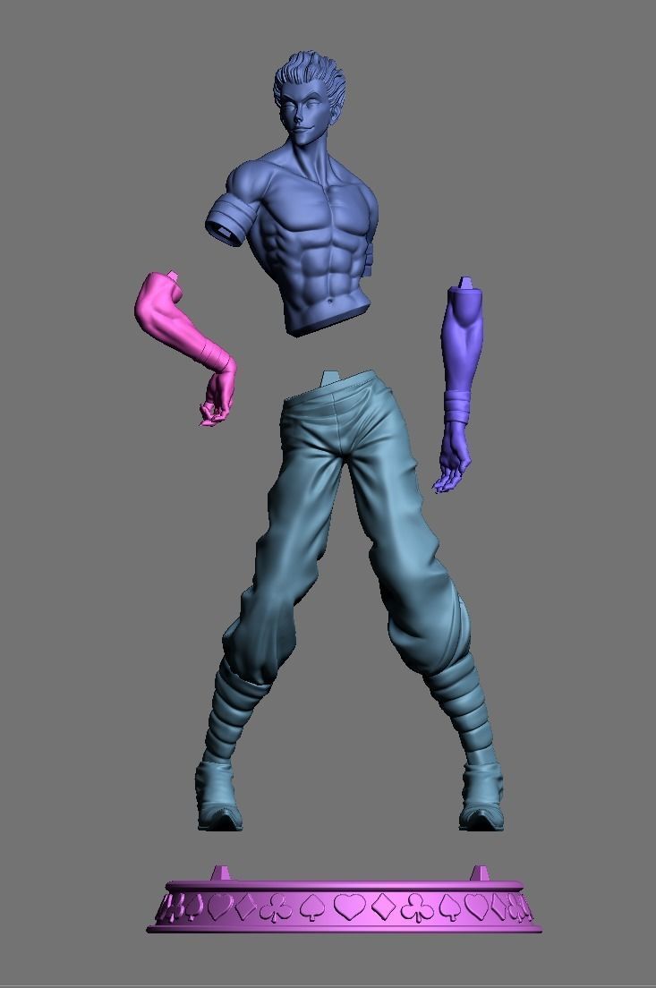 Hisoka Morou hunter x hunter 3D print model_6