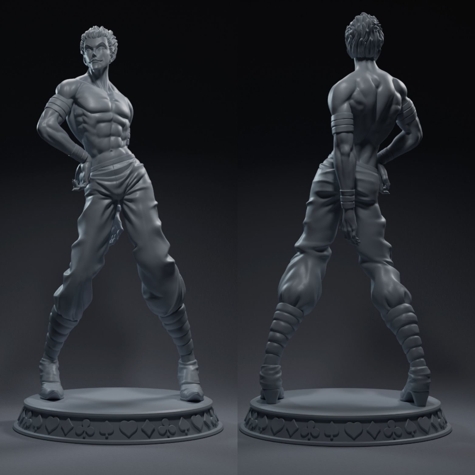 Hisoka Morou hunter x hunter 3D print model_5
