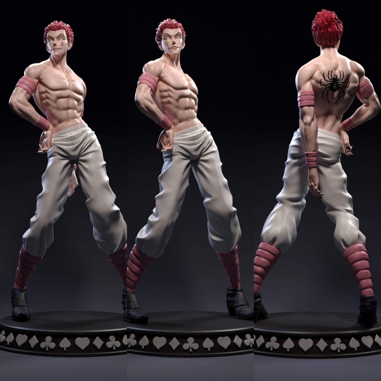 Hisoka Morou hunter x hunter 3D print model_4