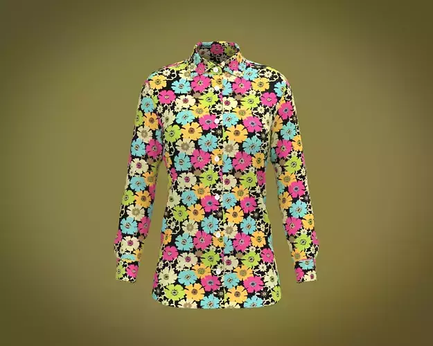Ladies Print Shirt