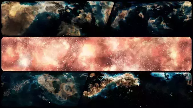 VR 360 starfield - extreme outer space BUNDLE 3D Model Collection