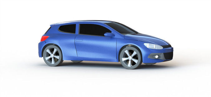 Volkswagen Scirocco Free 3D model