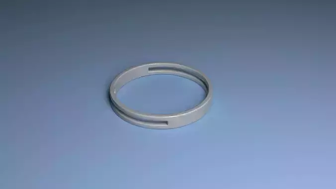 Silver ring for men