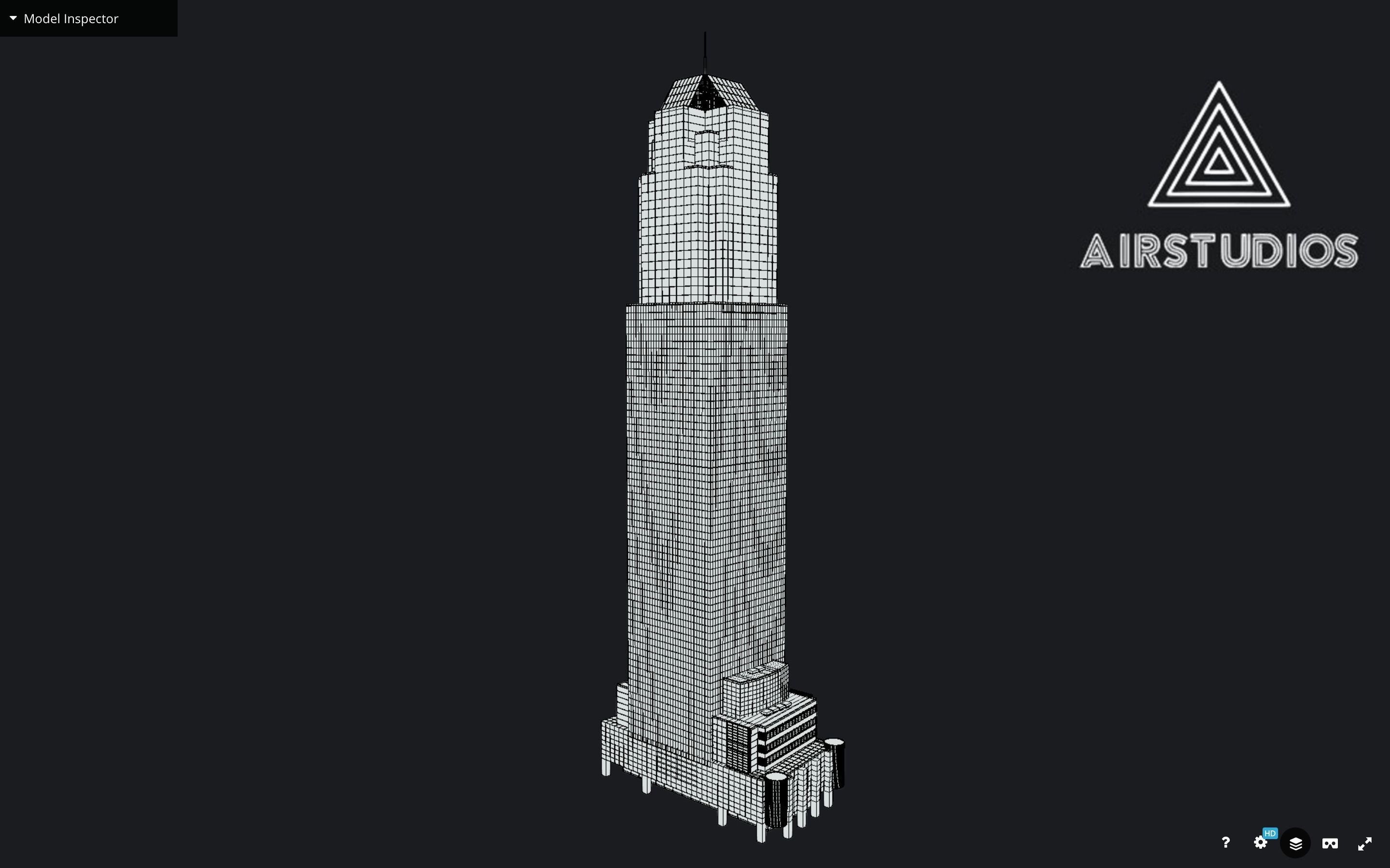 Times Square Building Morgan Stanley Low-poly 3D model_8