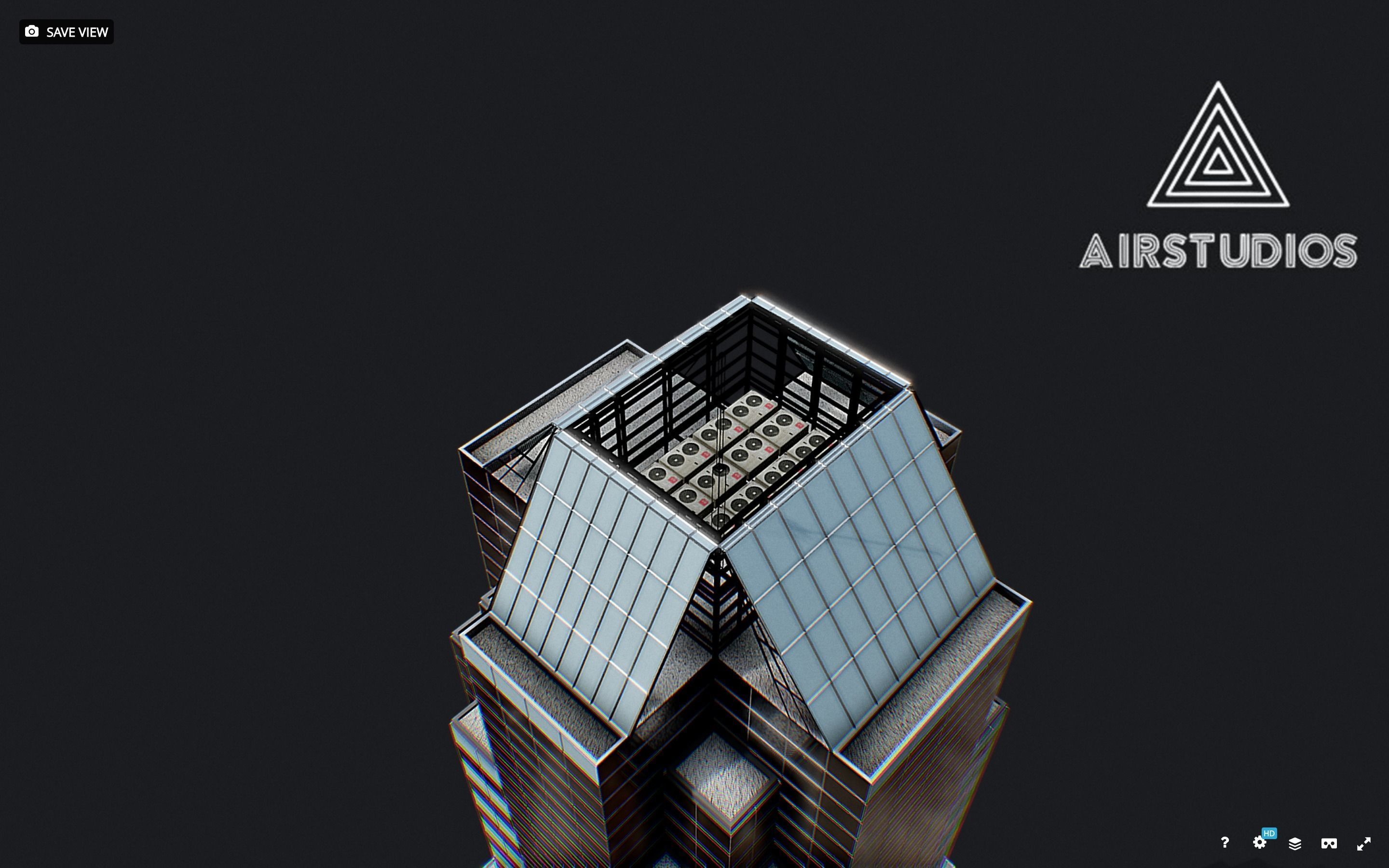 Times Square Building Morgan Stanley Low-poly 3D model_7