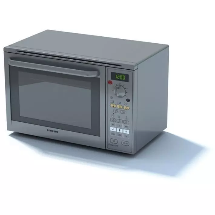 High Tech Microwave 3D model_0