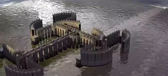 Scifi City bridge Kitbash