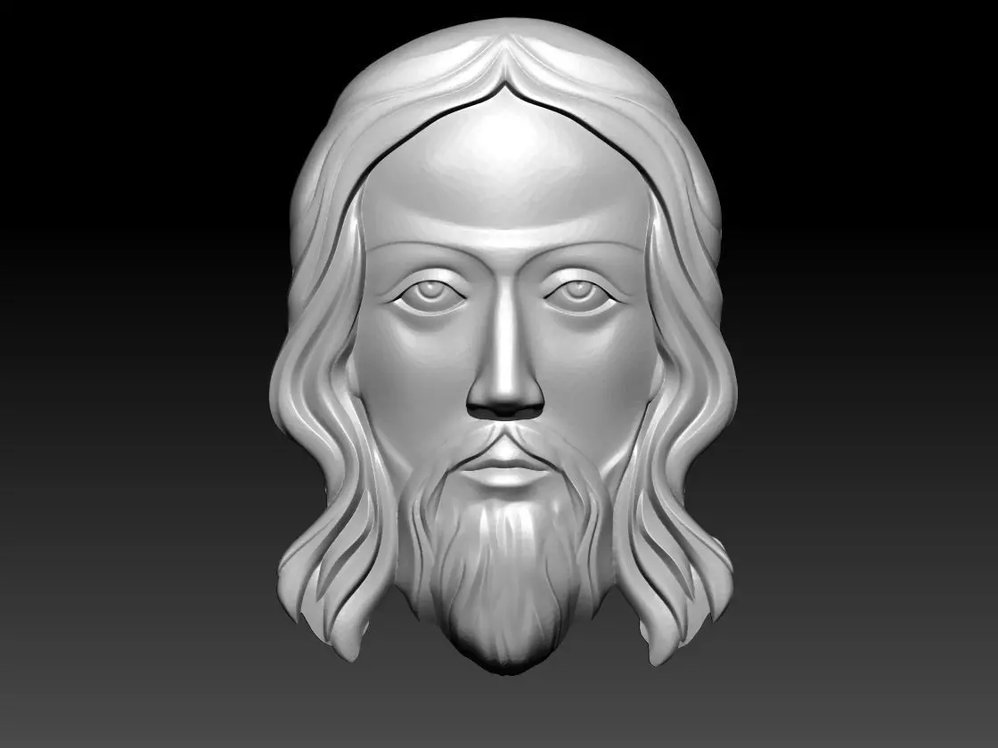 Jesus head 3D print model