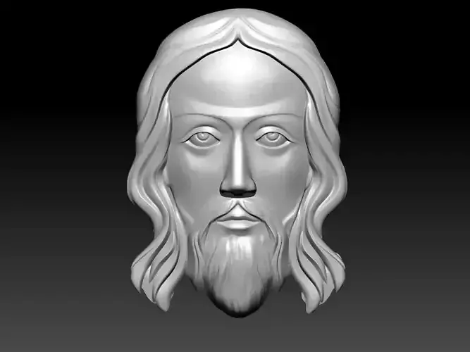 Jesus head 3D print model