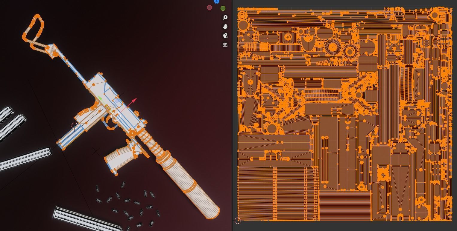 MAC-10 Submachine Gun 3D model_17