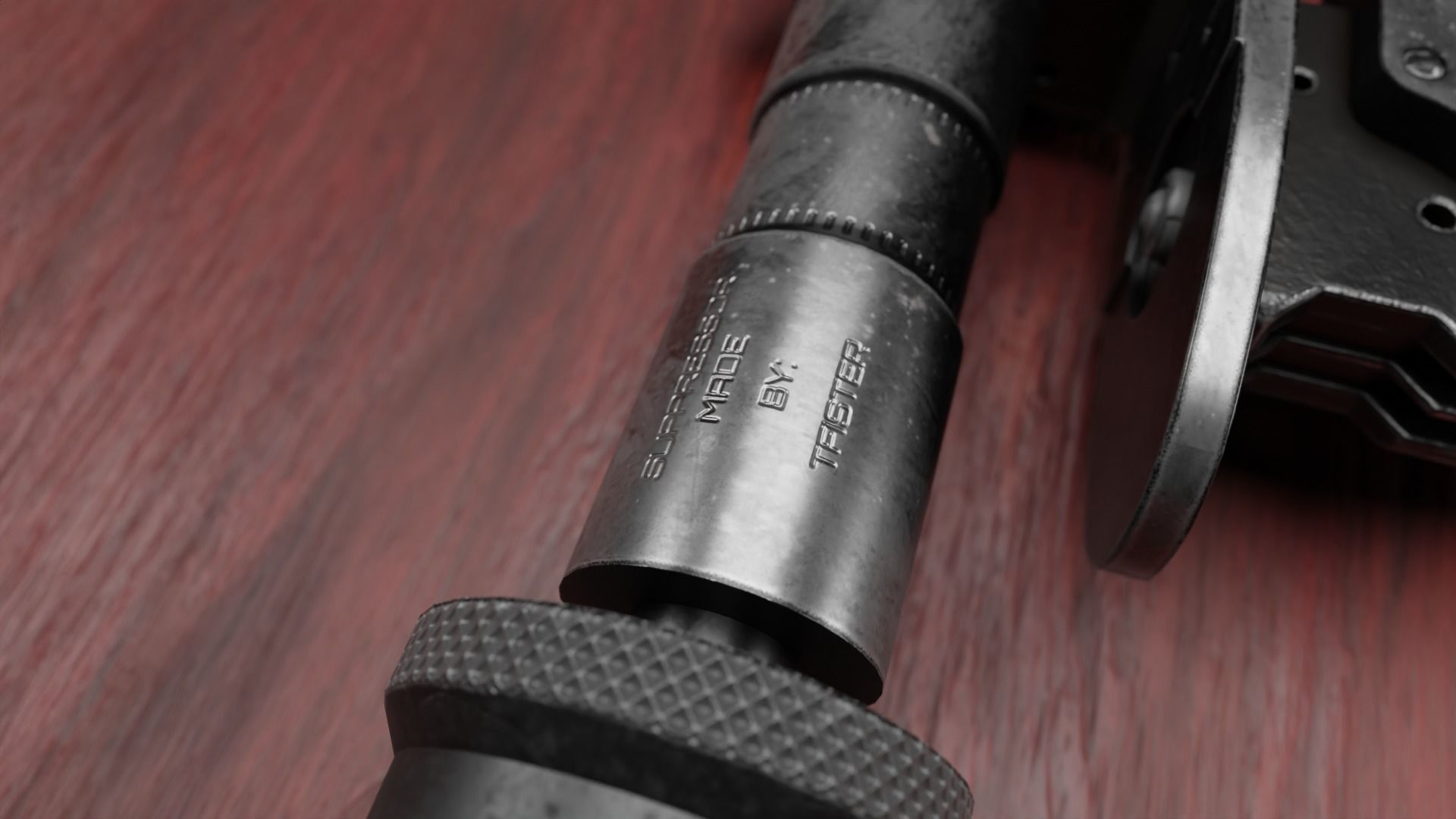 MAC-10 Submachine Gun 3D model_4