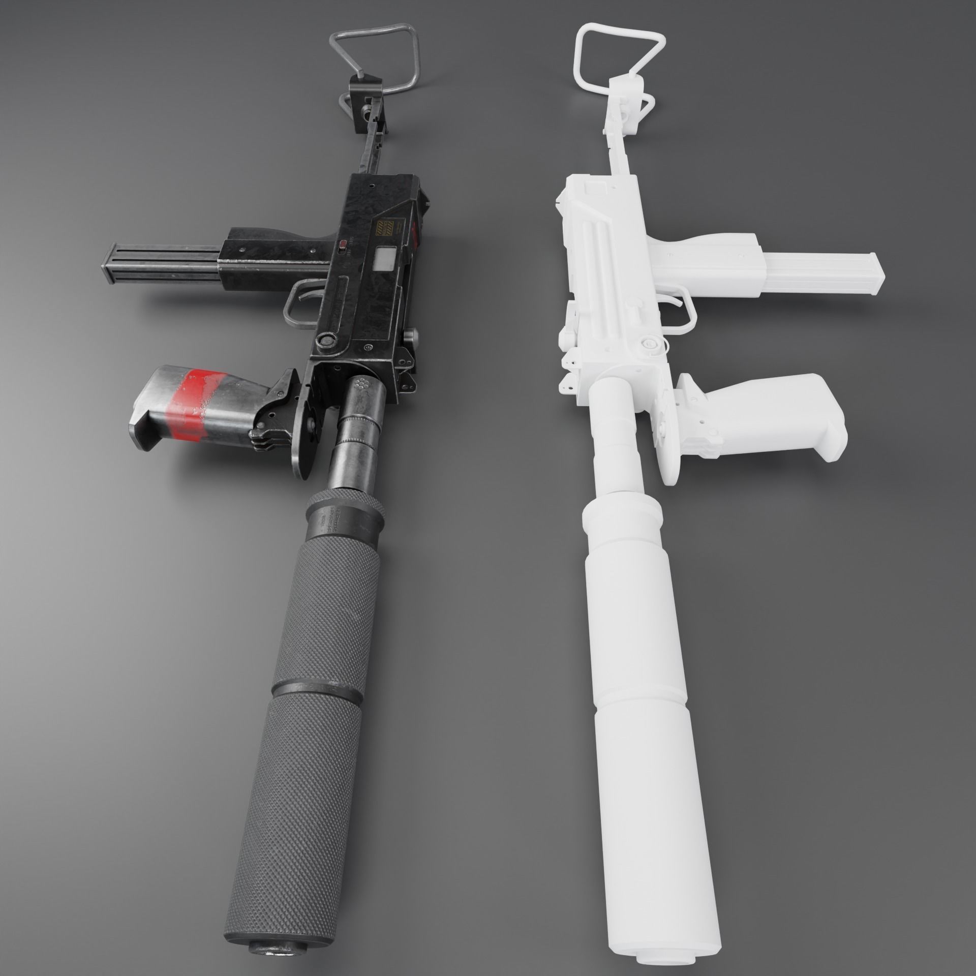 MAC-10 Submachine Gun 3D model_12