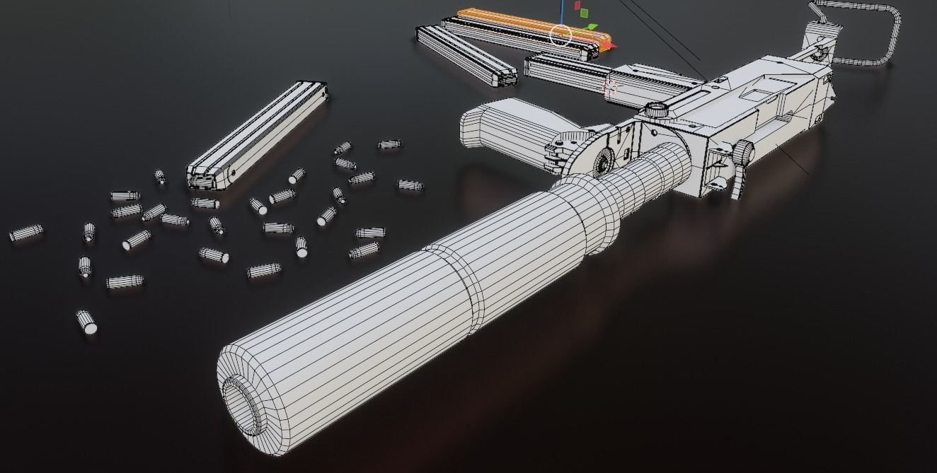 MAC-10 Submachine Gun 3D model_15