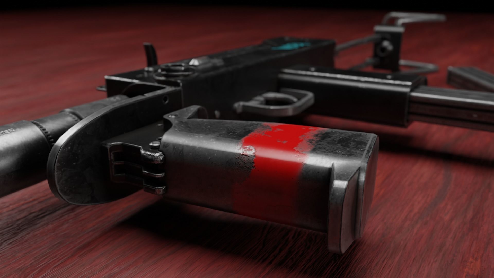 MAC-10 Submachine Gun 3D model_3