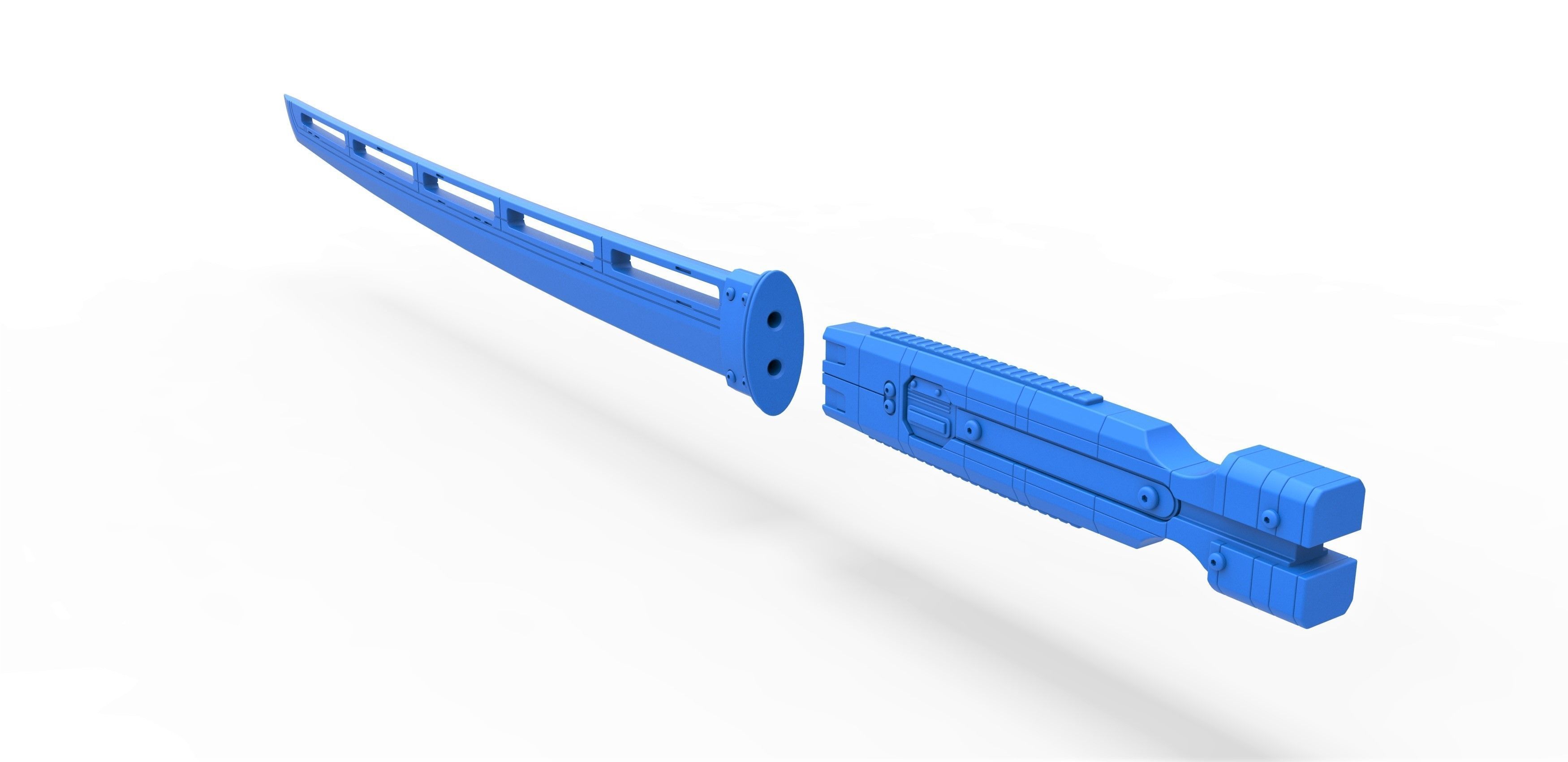 Sword of Hawkeye Ronin Scale 1 to 6 from Avengers Endgame 3D print model_18