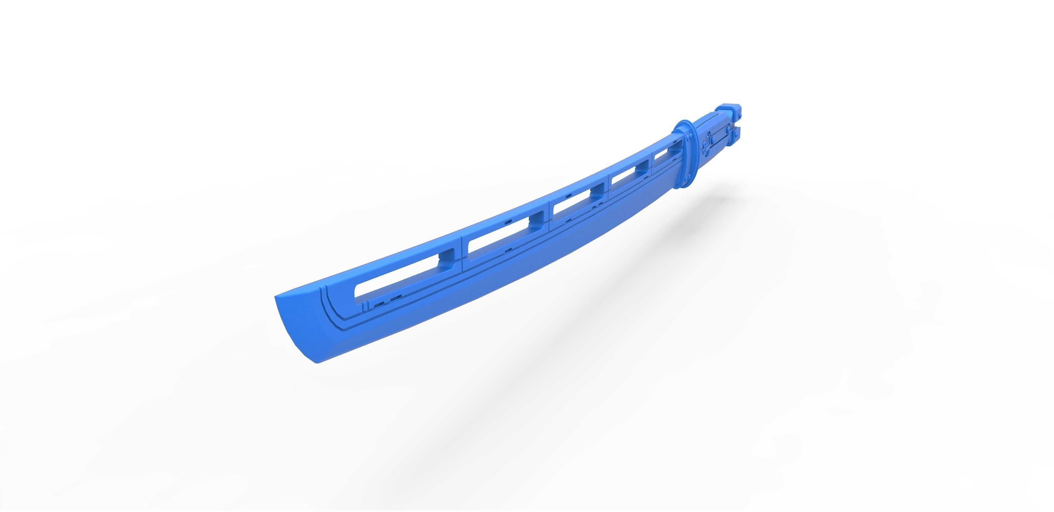 Sword of Hawkeye Ronin Scale 1 to 6 from Avengers Endgame 3D print model_3