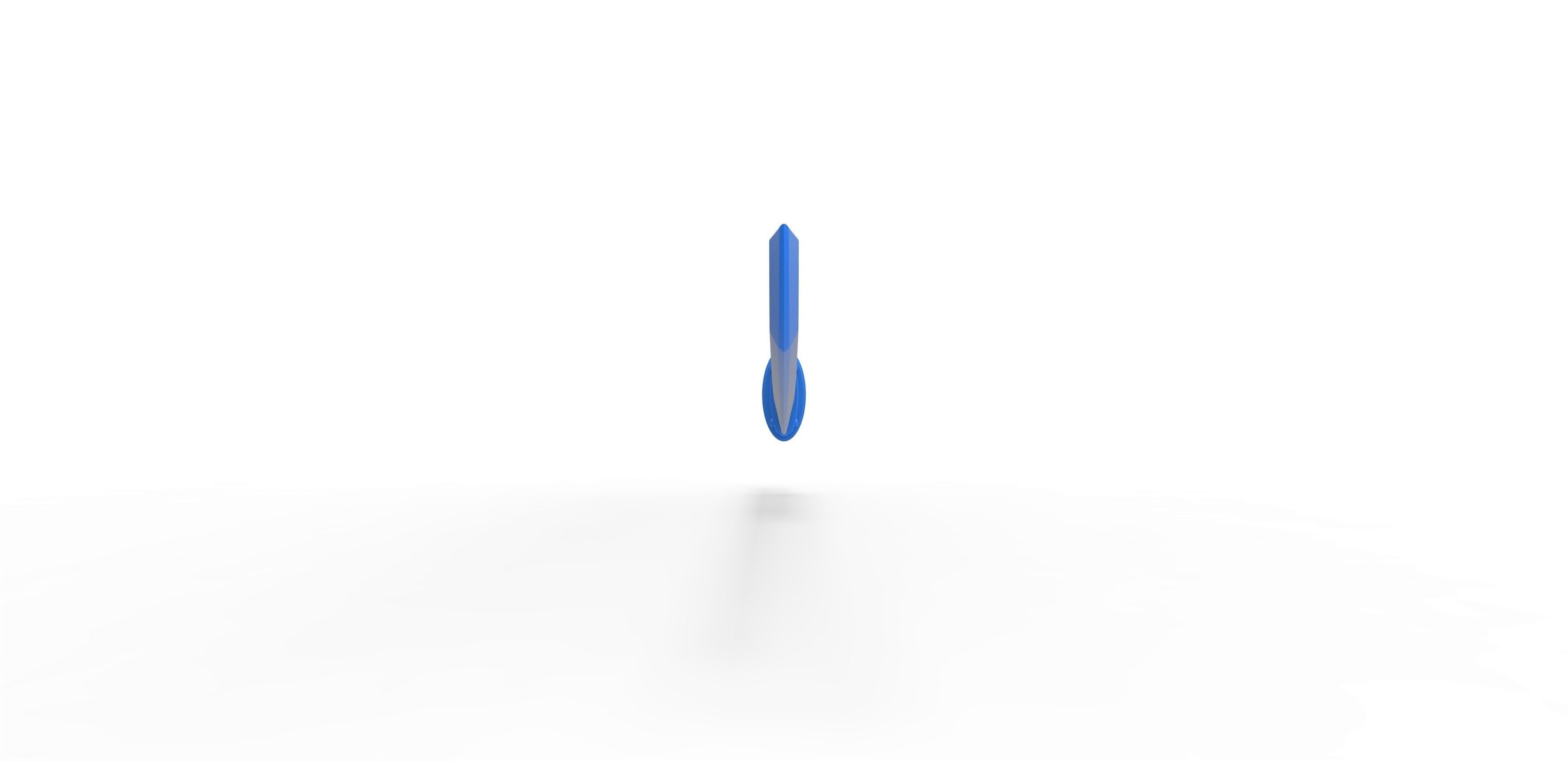 Sword of Hawkeye Ronin Scale 1 to 6 from Avengers Endgame 3D print model_5